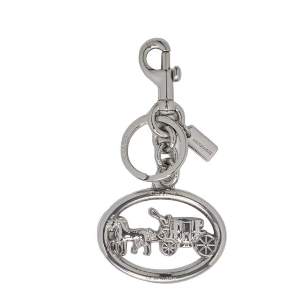 Coach Charm Horse and Buggy Silver